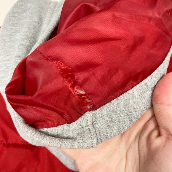 Levis Red Gray Spell Out Coat Sz M 10-12 Kids - Picture 7 of 8